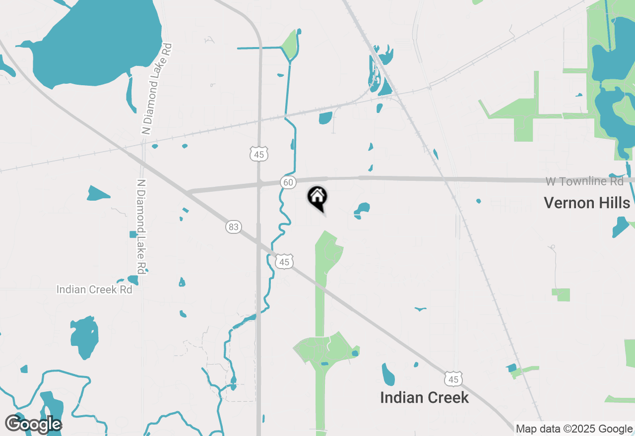 Map of 2158 Glacier Street, Mundelein, IL 60060