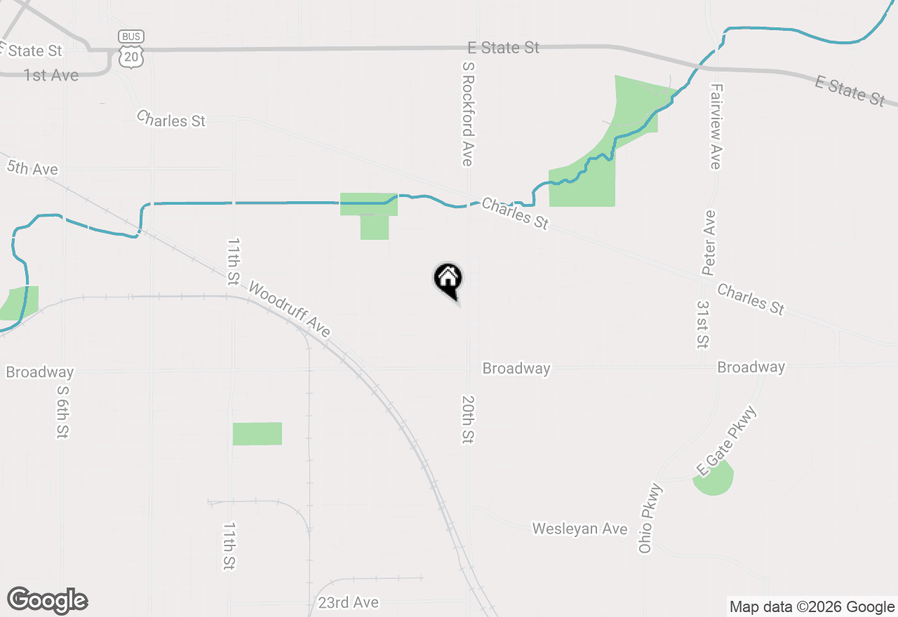 Map of 2317 11th Avenue, Rockford, IL 61104