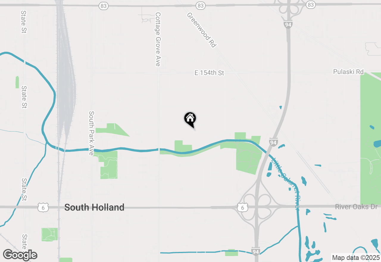 Map of 15722 Ellis Avenue, Dolton, IL 60419