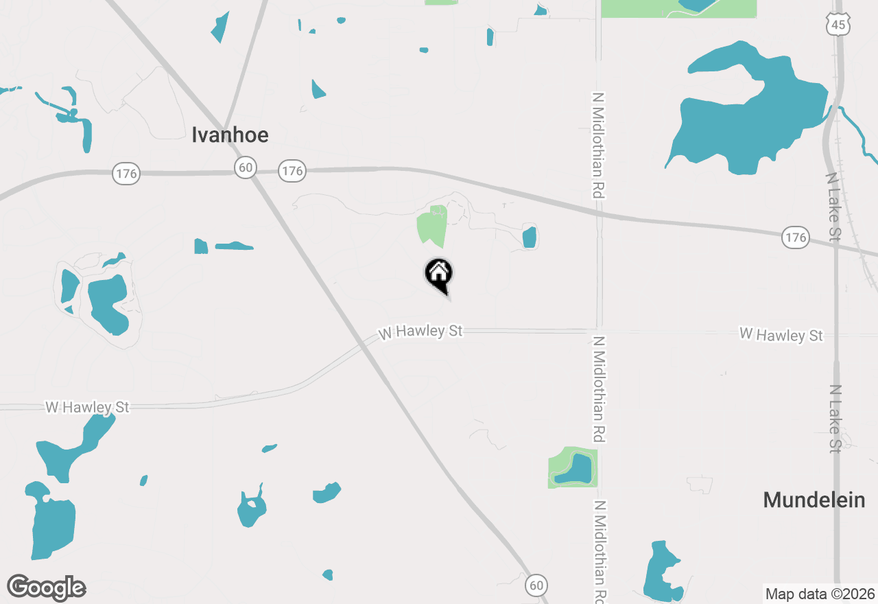 Map of 1717 Victoria Road, Mundelein, IL 60060