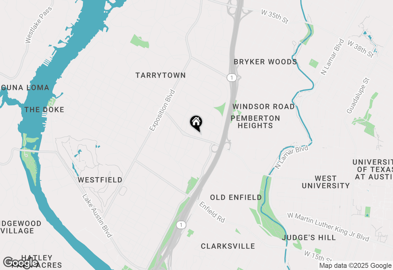 Map of 2814 Windsor Rd #B, Austin, TX 78703