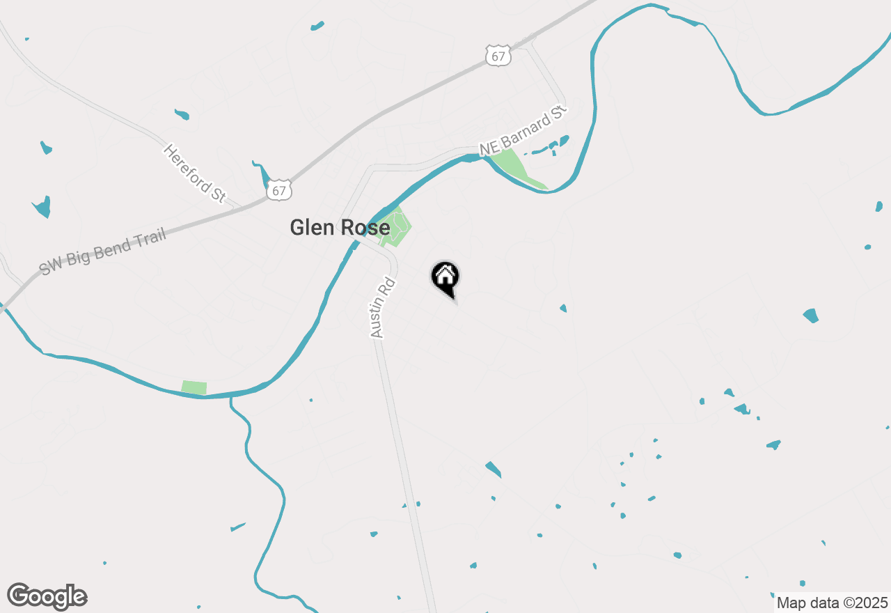 Map of 200 3rd Street, Glen Rose, TX 76043