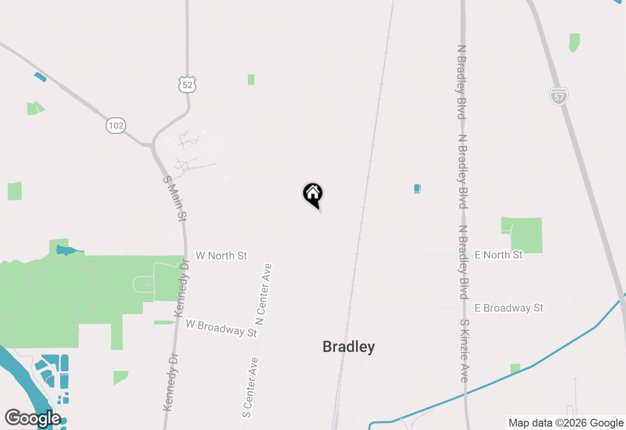 Map of 549 Juniper Lane, Bradley, IL 60915
