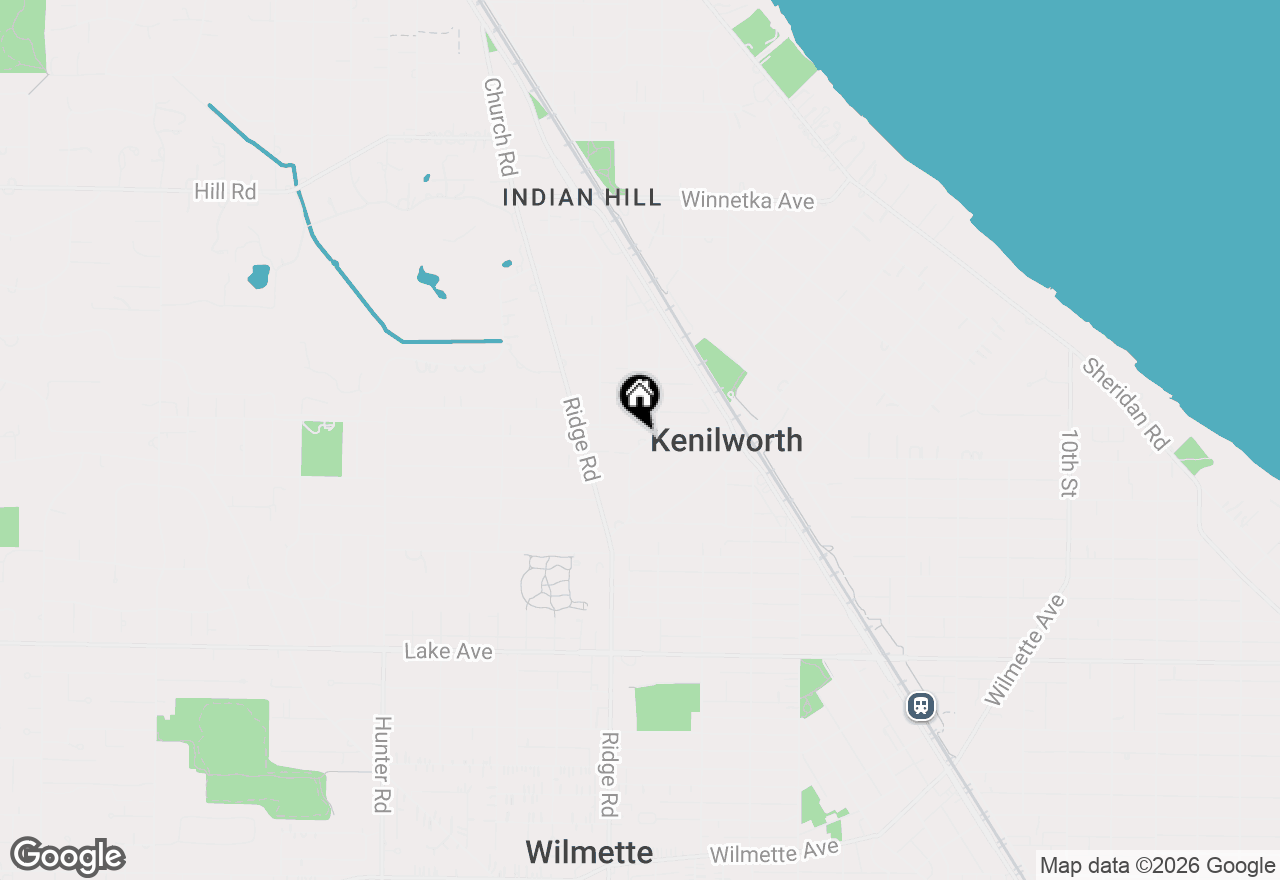 Map of 380 Sterling Road, Kenilworth, IL 60043