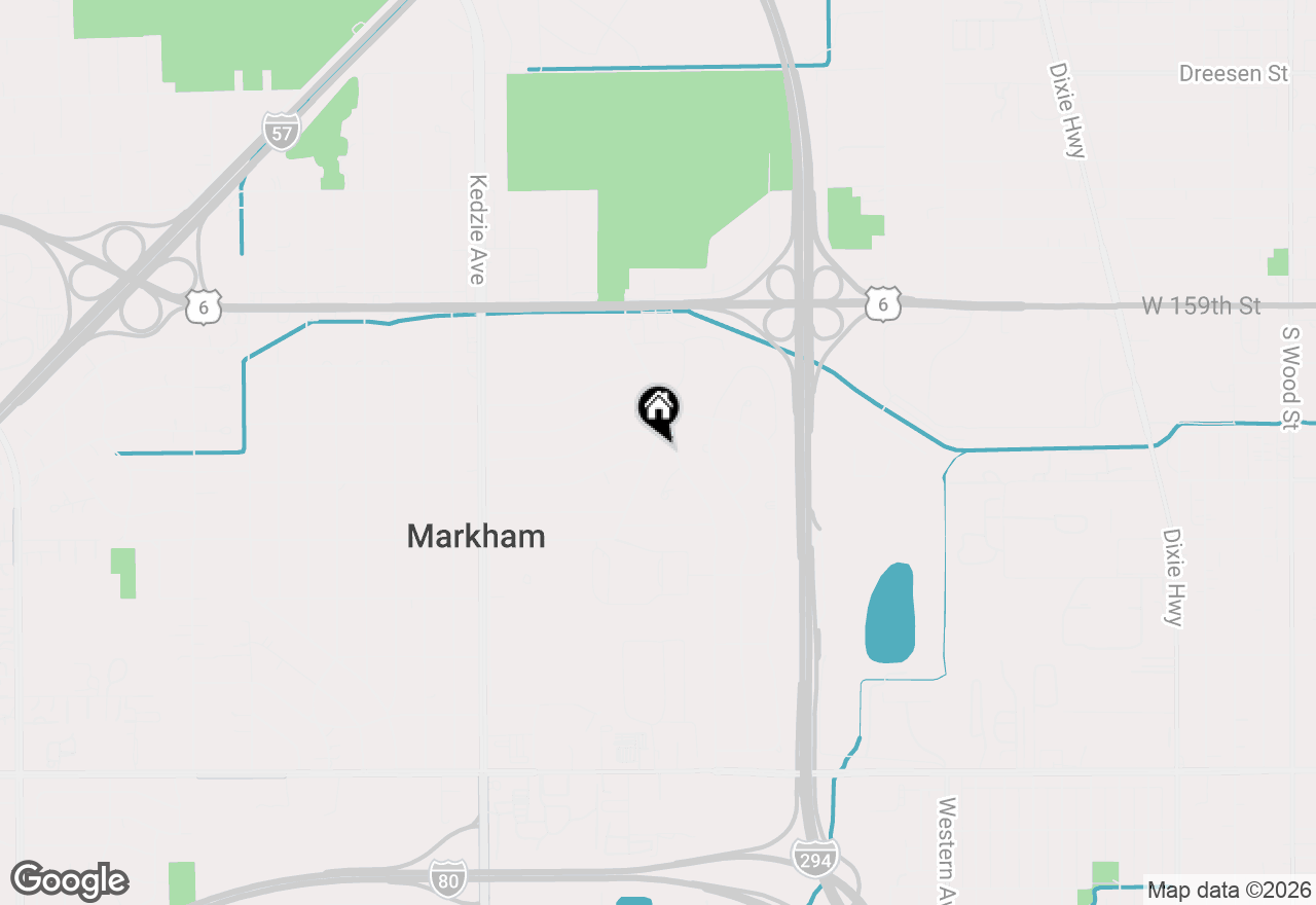 Map of 16135 Richmond Avenue, Markham, IL 60428
