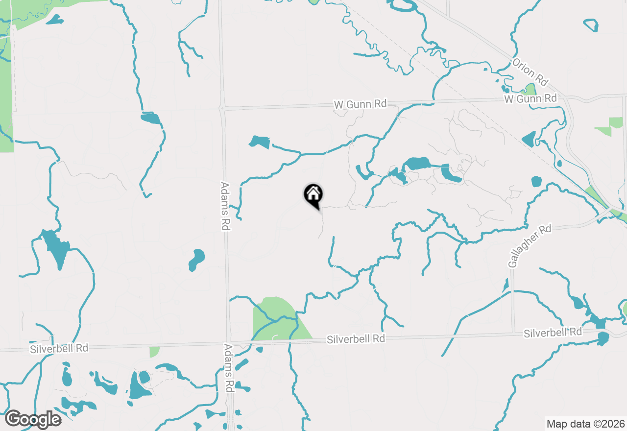 Map of 2584 Heights View Court, Rochester, MI 48306