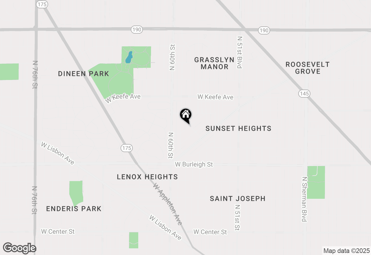 Map of 5714 W Philip Pl, Milwaukee, WI 53216