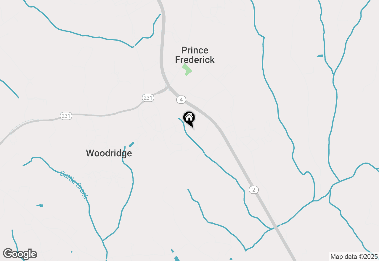 Map of 85 Sherry Lane, Prince Frederick, MD 20678