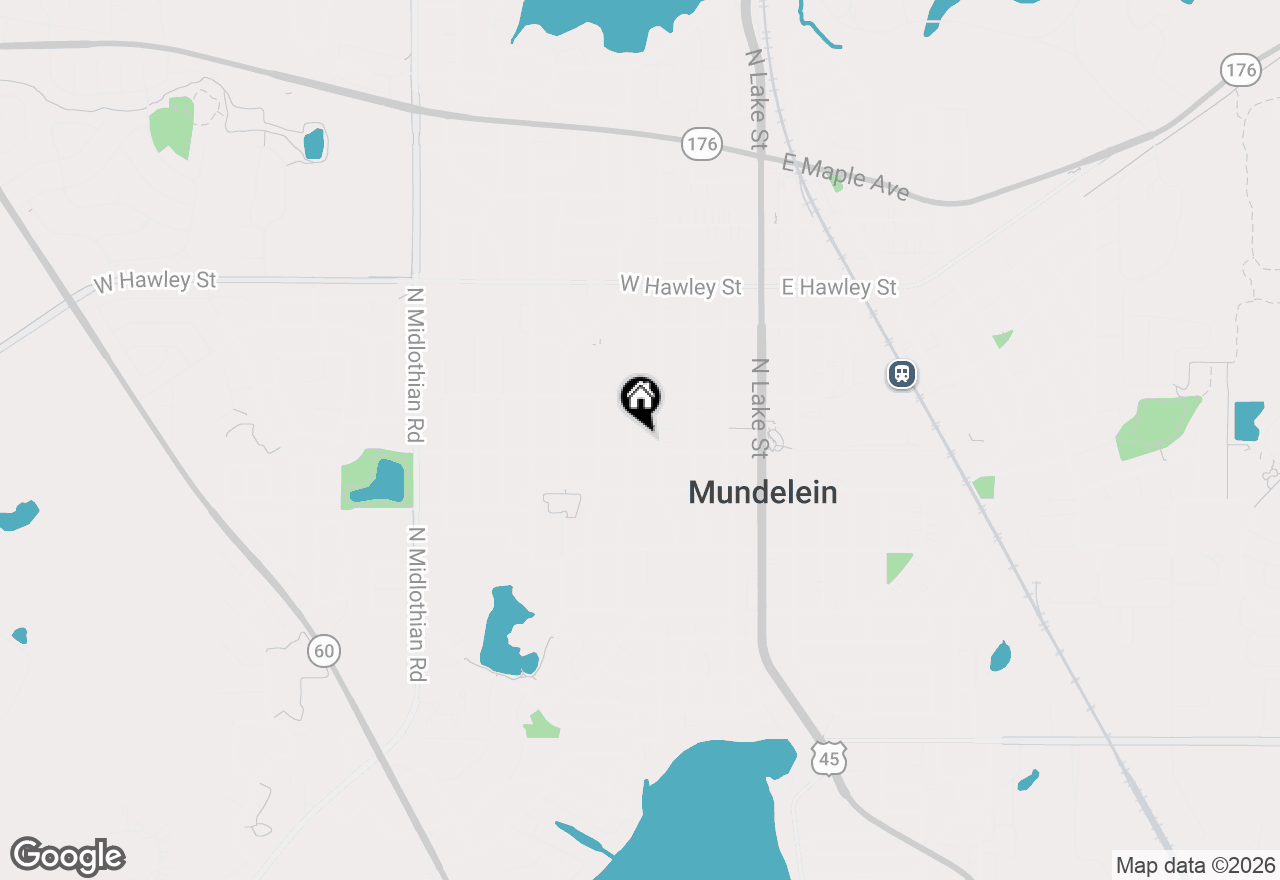 Map of 115 N Greenview Avenue, Mundelein, IL 60060