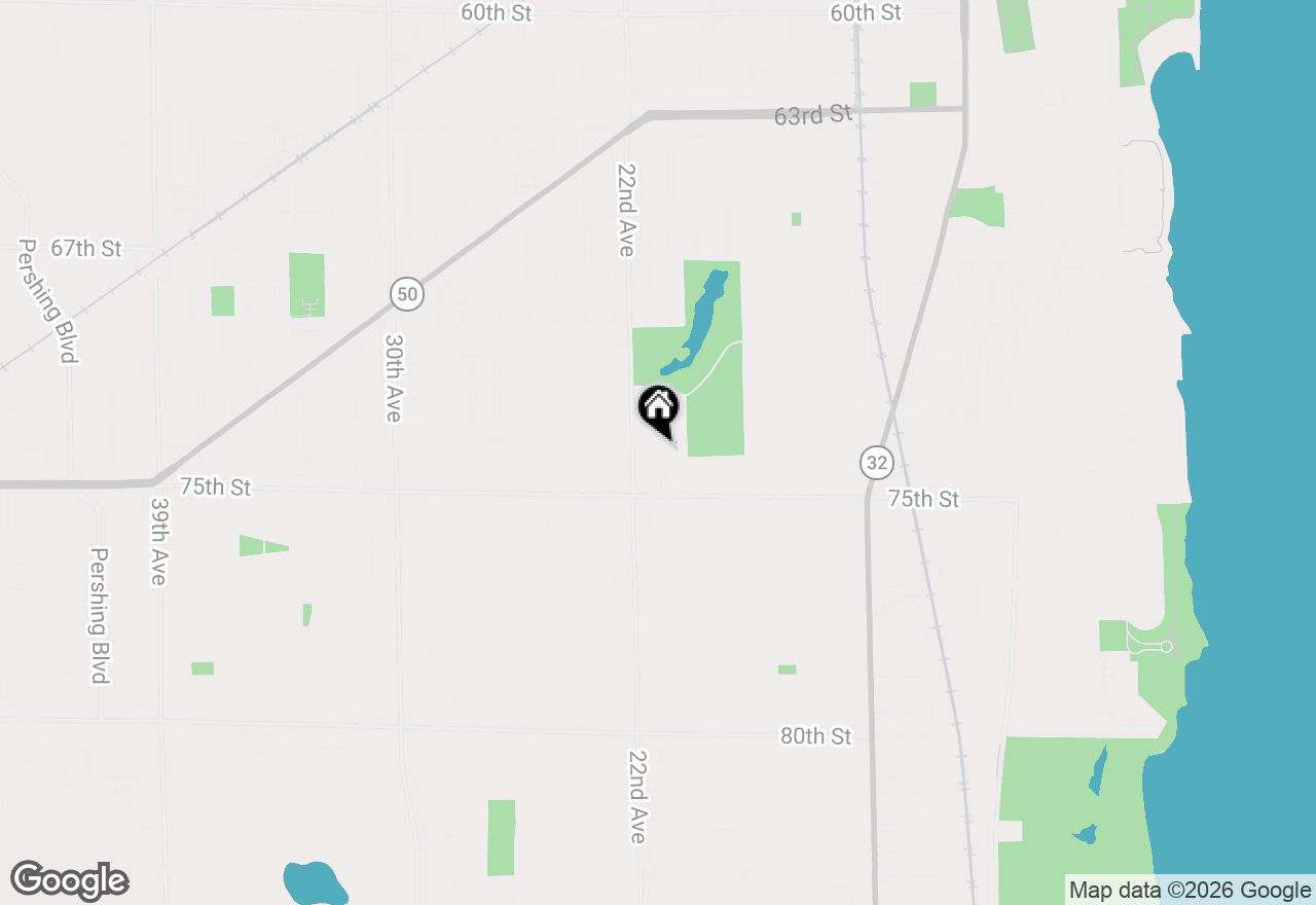 Map of 2101 74th St, Kenosha, WI 53143
