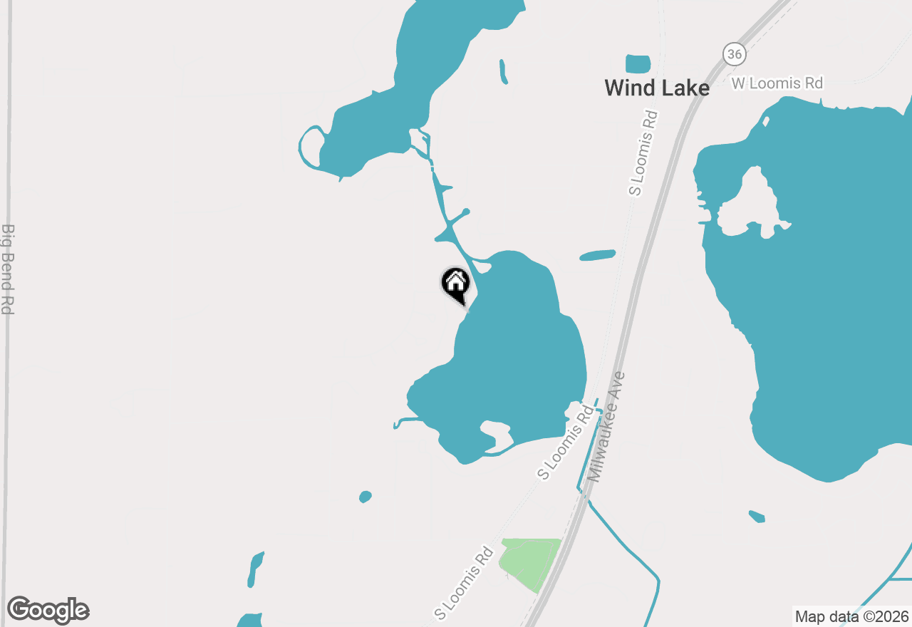 Map of 7307 West View Dr, Wind Lake, WI 53185