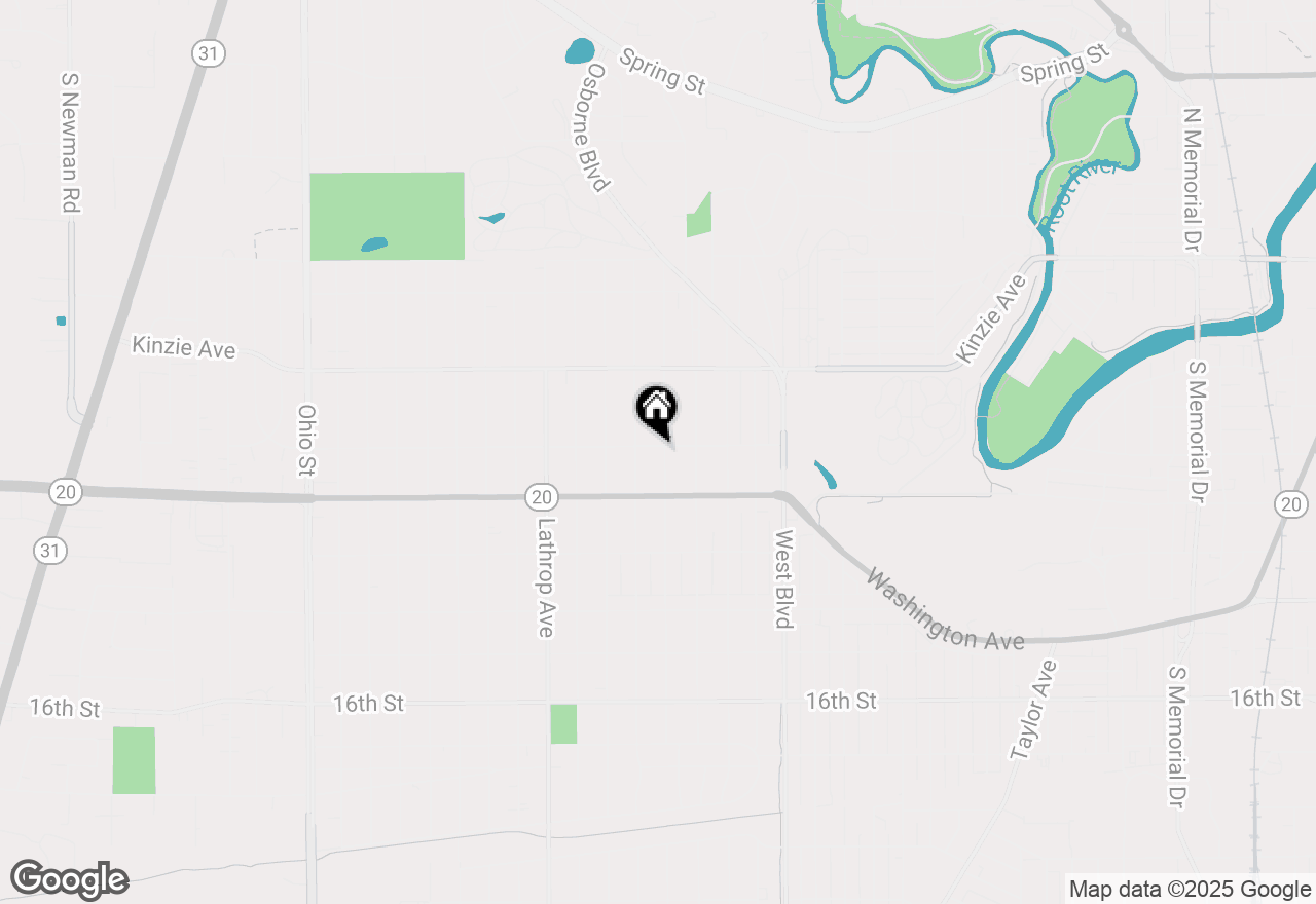 Map of 3505 Lindermann Ave, Racine, WI 53405