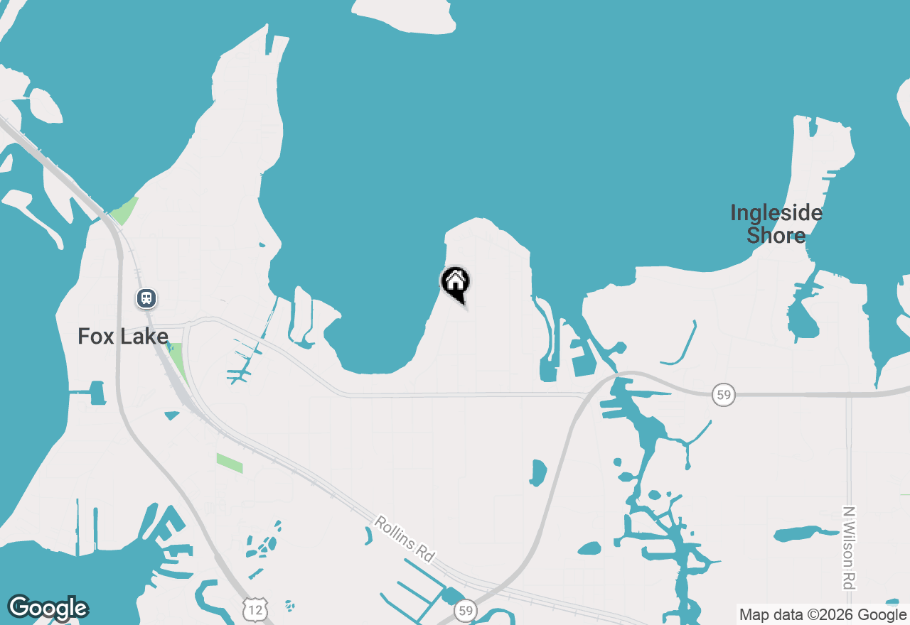 Map of 49 N Lake Avenue, Fox Lake, IL 60020