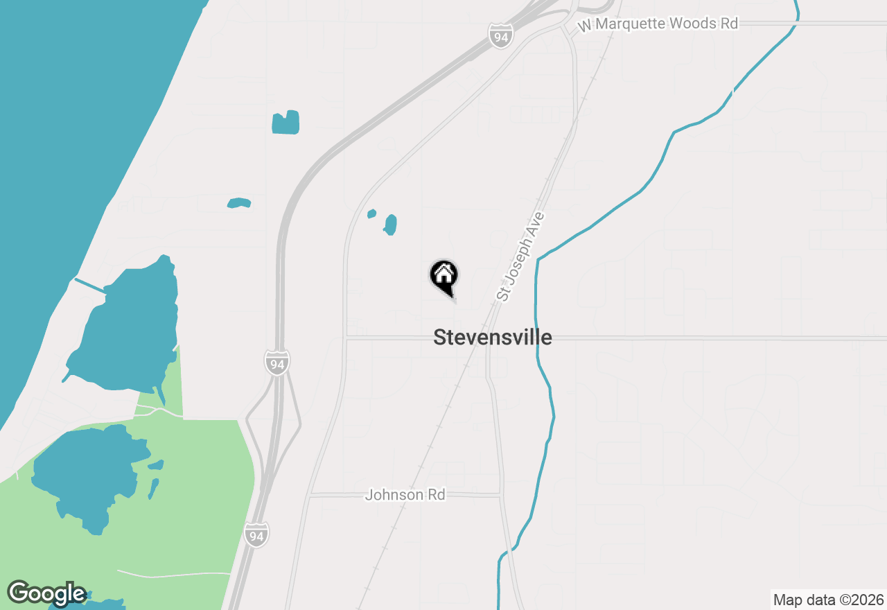 Map of 2846 Oak Street, Stevensville, MI 49127