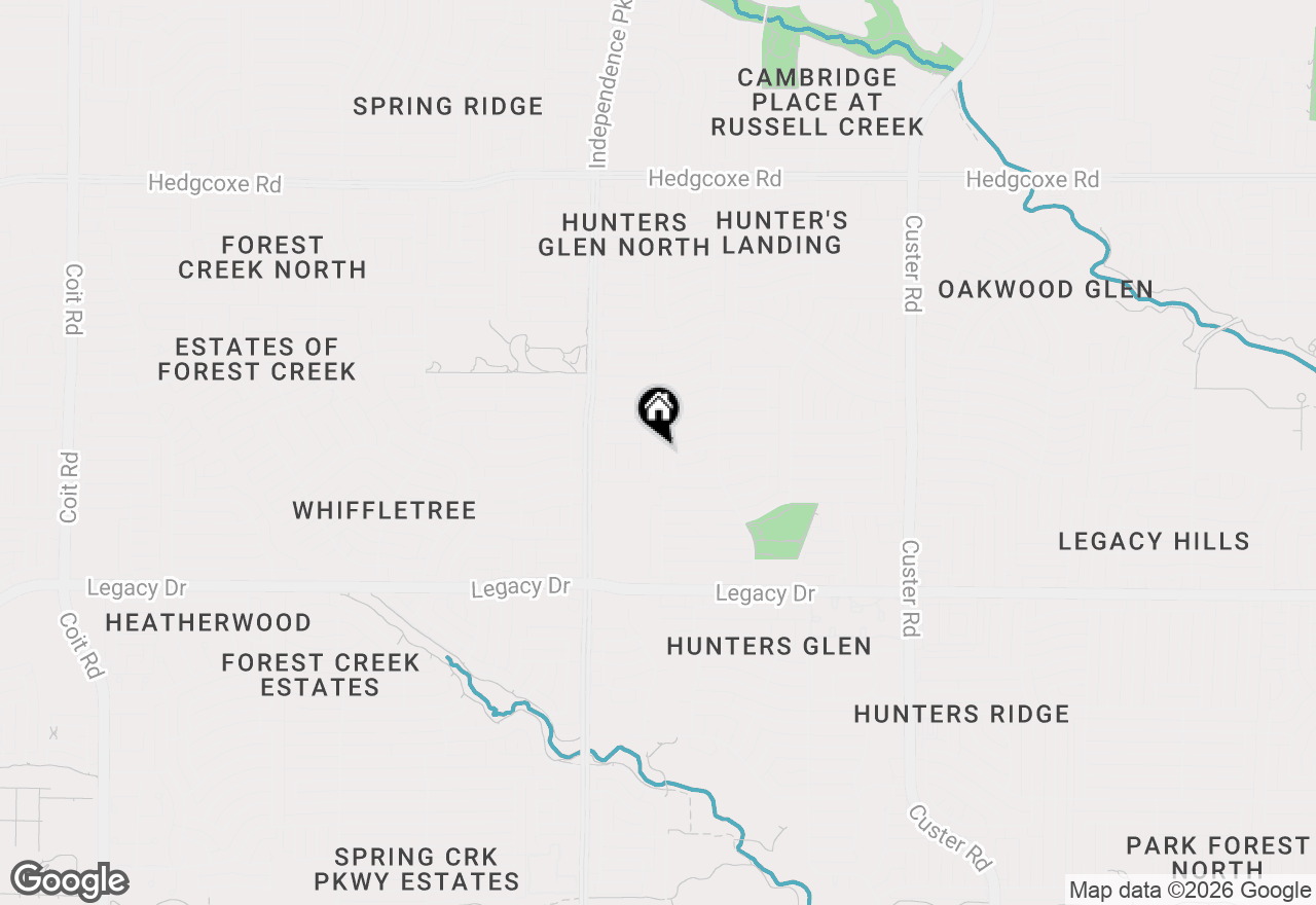 Map of 7308 Elmer Drive, Plano, TX 75025