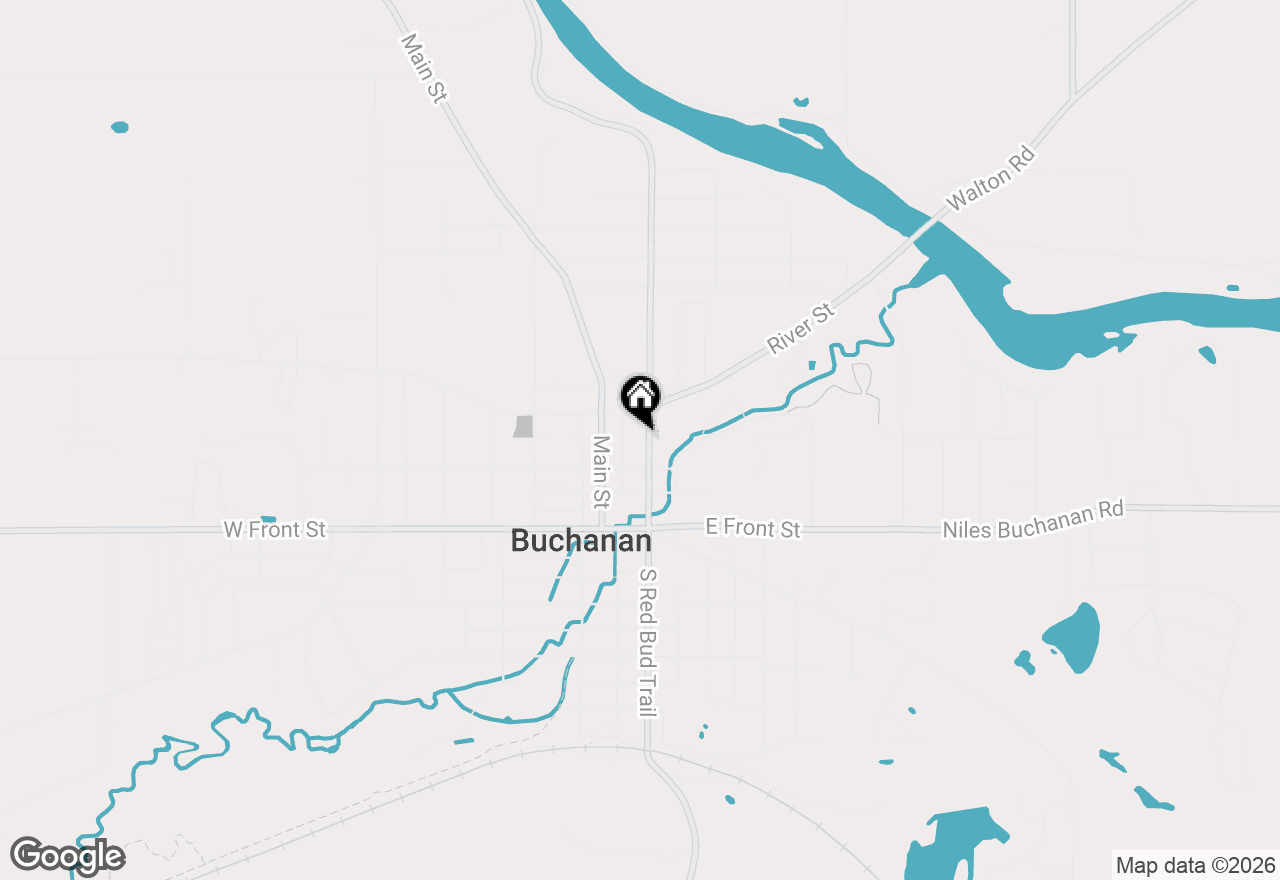 Map of 309 N Red Bud Trail, Buchanan, MI 49107