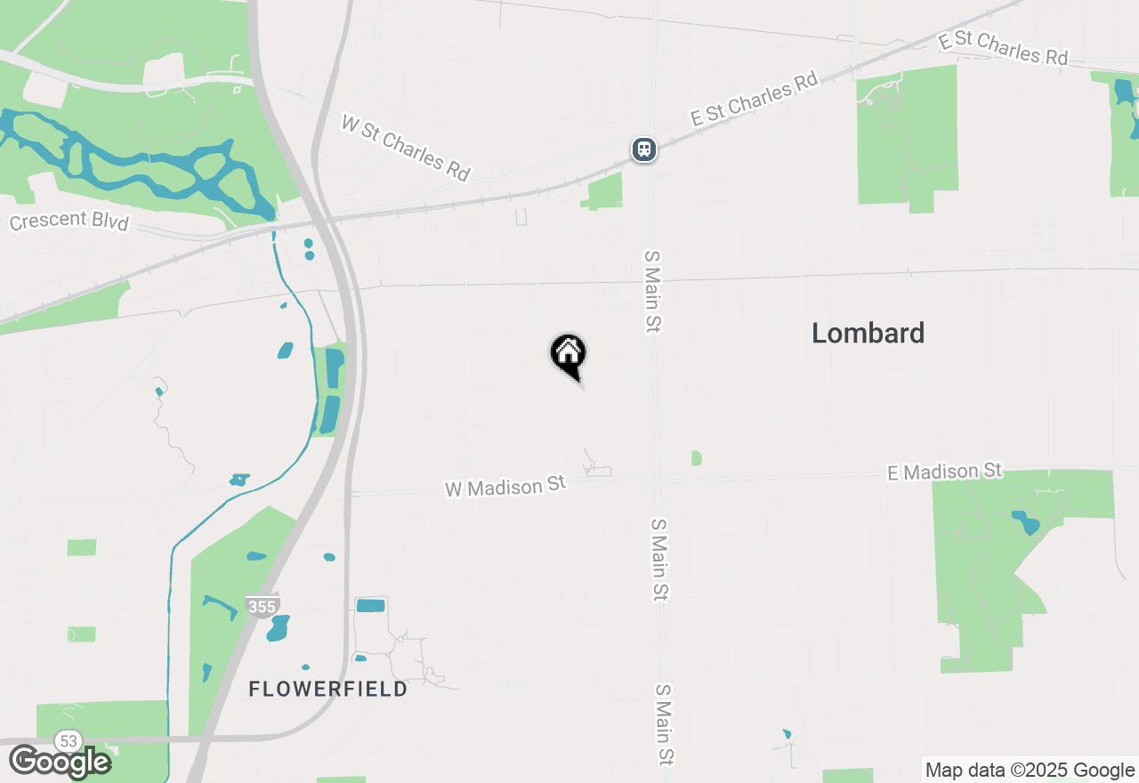 Map of 223 W Washington Boulevard, Lombard, IL 60148