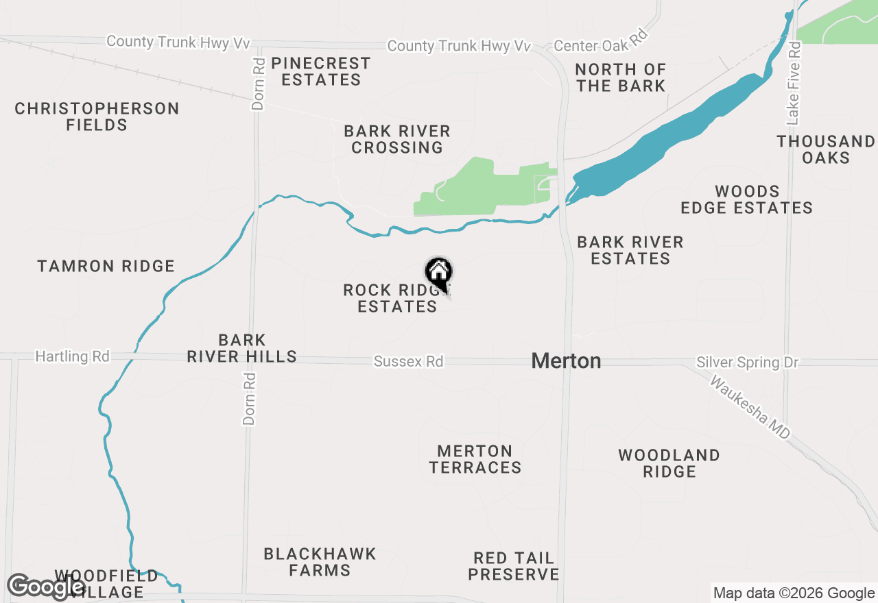 Map of N69W28650 Beverly Ln, Hartland, WI 53029