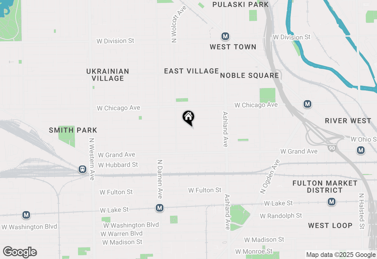 Map of 1812 W Erie Street, Chicago, IL 60622