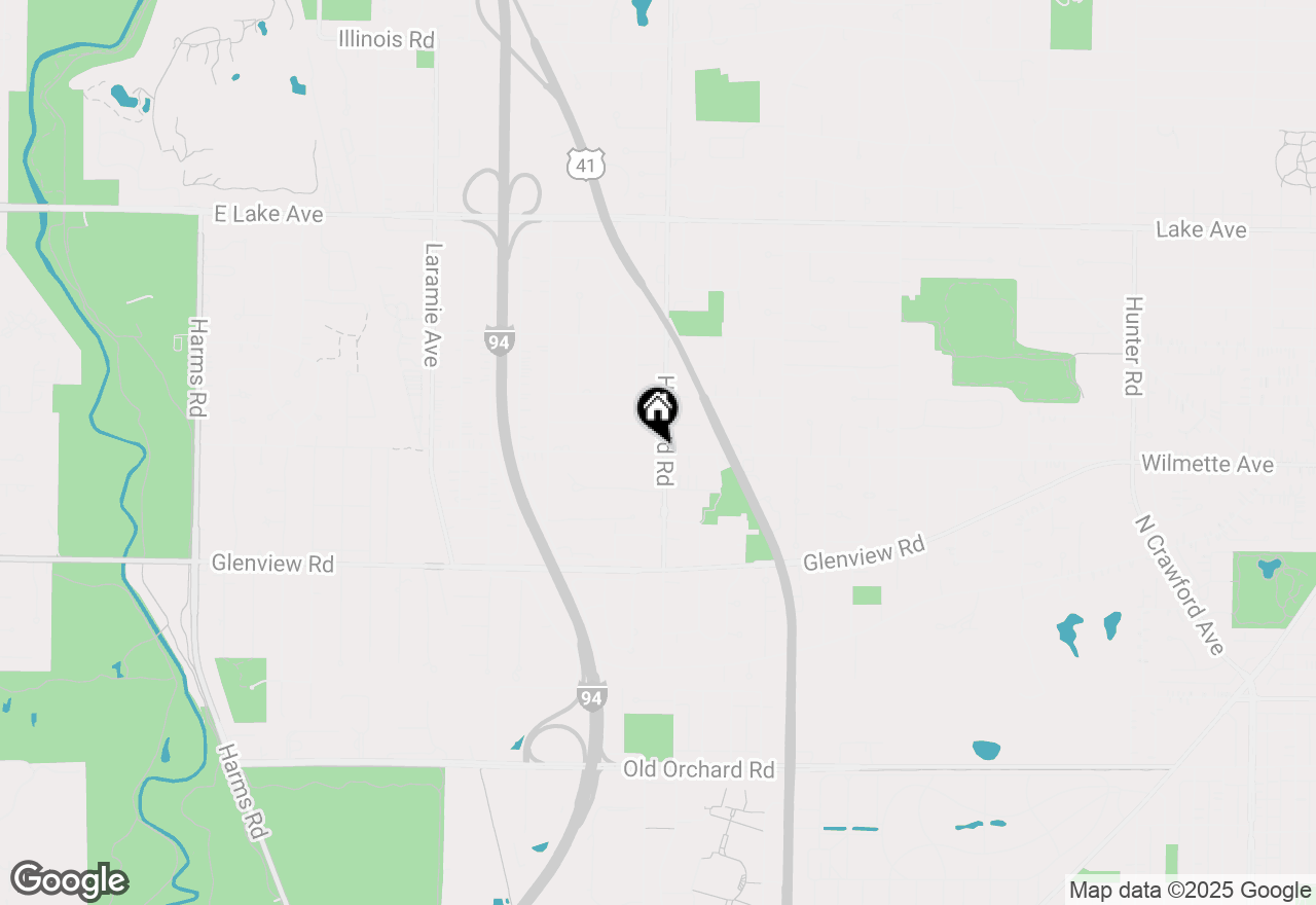 Map of 3119 Wilmette Road, Wilmette, IL 60091