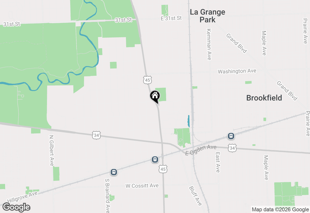 Map of 430 N La Grange Road, La Grange Park, IL 60526