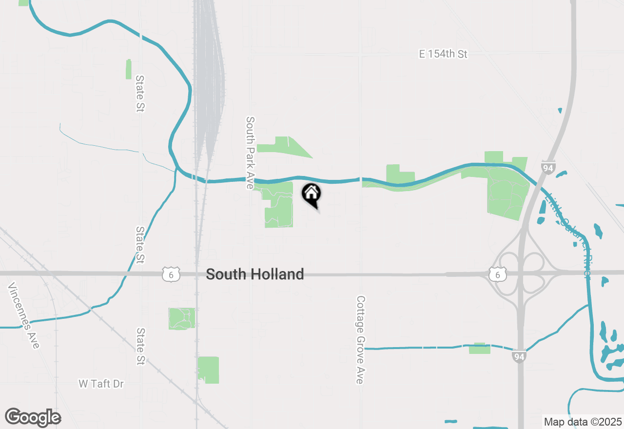 Map of 15944 School Street, South Holland, IL 60473