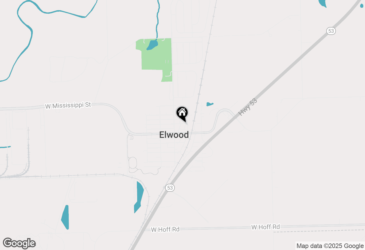 Map of 112 N Wood Street, Elwood, IL 60421