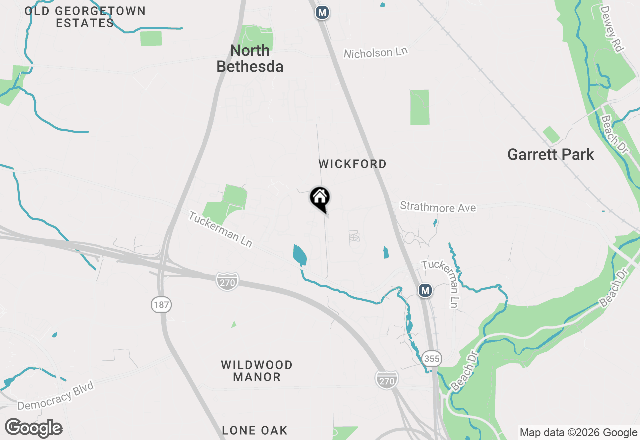 Map of 10783 Brewer House Road, Rockville, MD 20852
