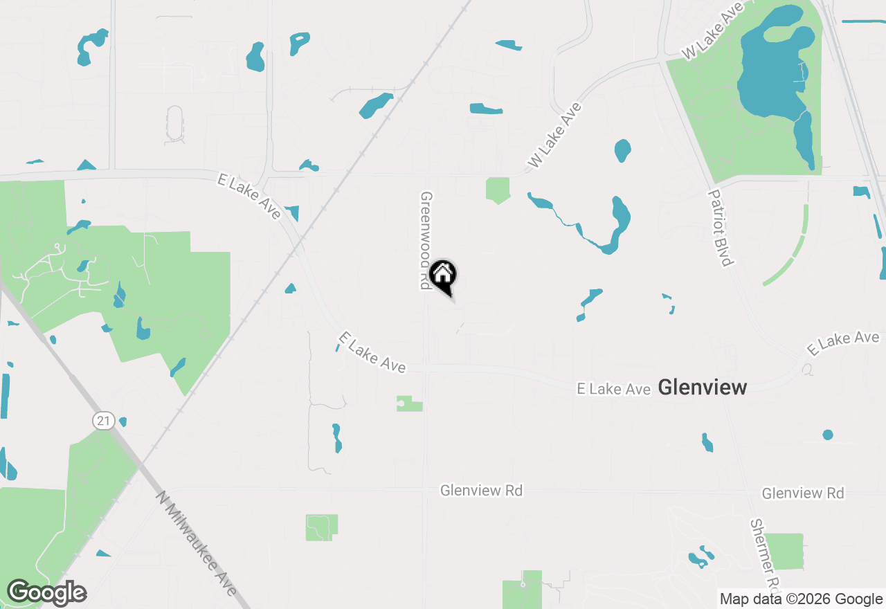 Map of 3234 Bellwood Lane, Glenview, IL 60026