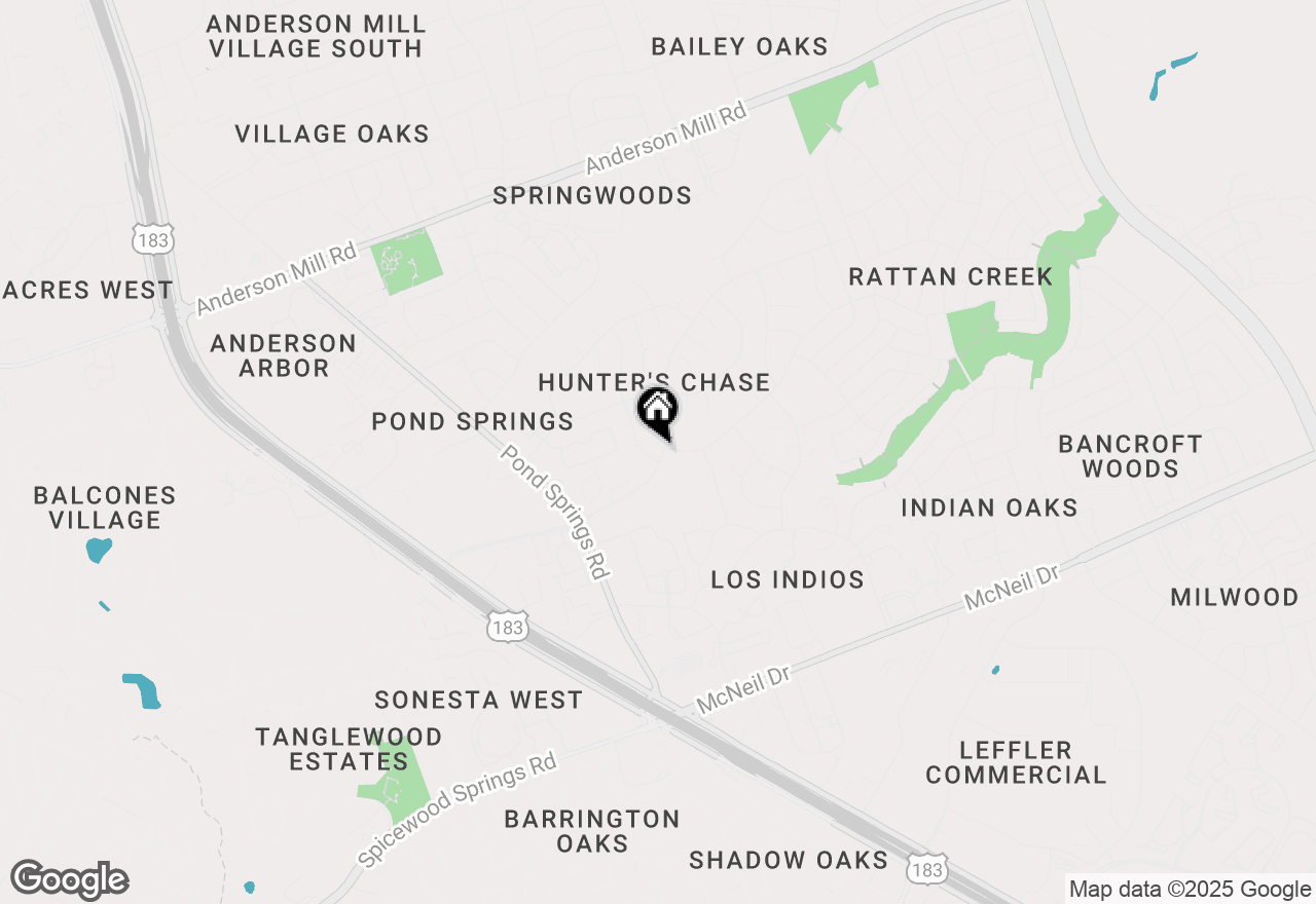 Map of 12301 Deer Falls Dr, Austin, TX 78729