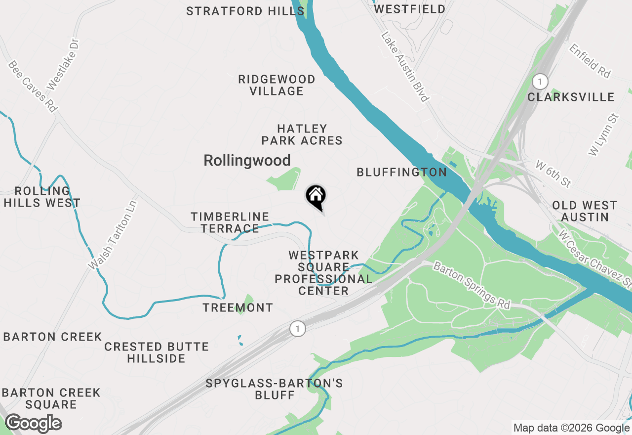 Map of 5 Inwood Cv, Austin, TX 78746