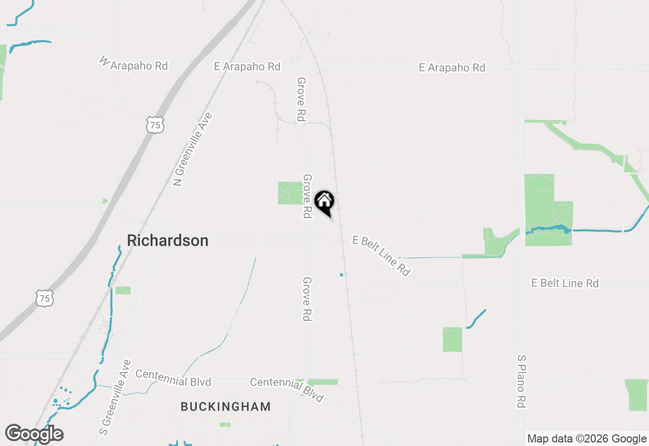 Map of 613 E Tyler Street, Richardson, TX 75081