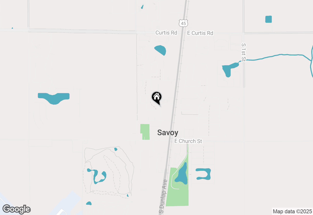 Map of 405 Wesley Avenue, Savoy, IL 61874
