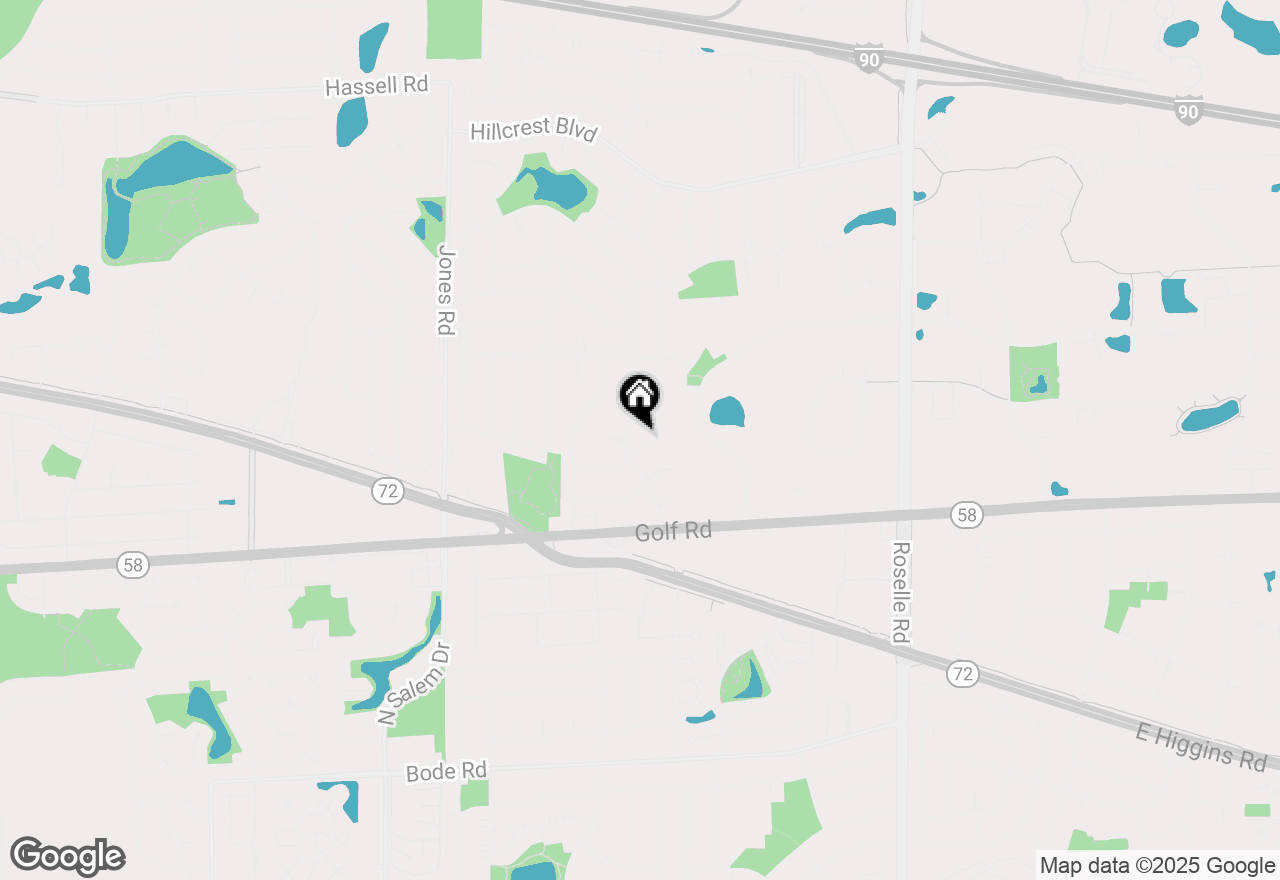 Map of 1320 Jefferson Road, Hoffman Estates, IL 60169