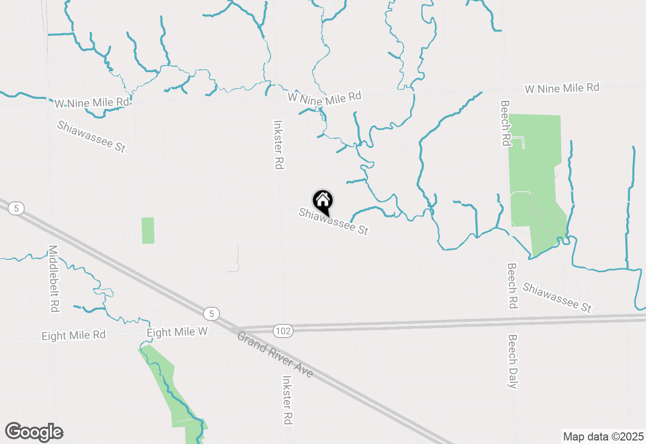 Map of 27105 Shiawassee Road, Southfield, MI 48033