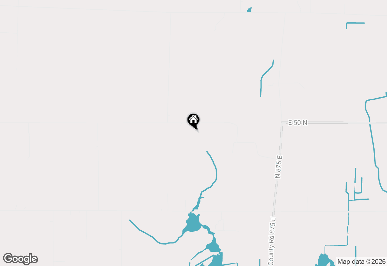 Map of 8144 E 50 N, Mill Creek, IN 