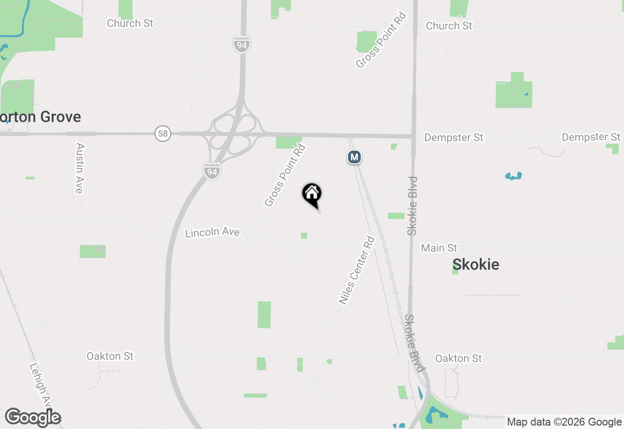 Map of 5136 W Lee Street, Skokie, IL 60077