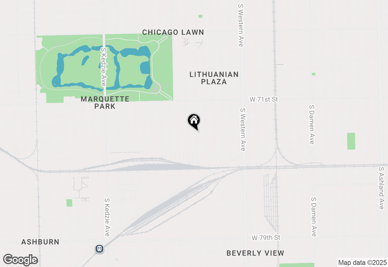 Map of 7255 S Washtenaw Avenue, Chicago, IL 60629