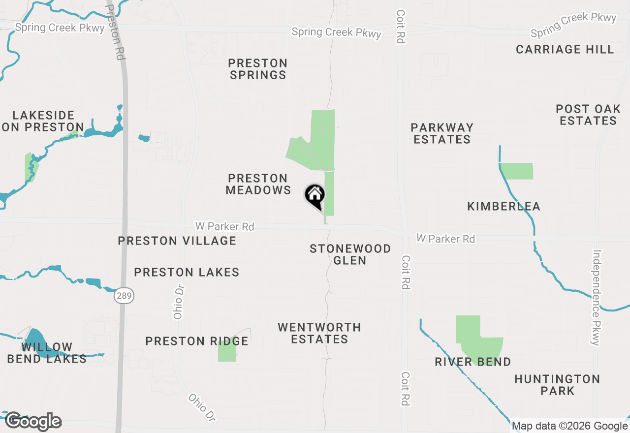 Map of 3301 Darion Lane, Plano, TX 75093