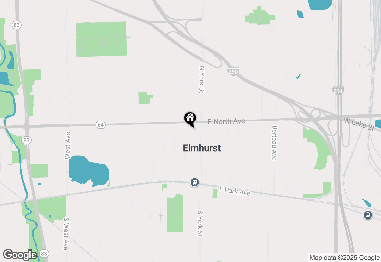 Map of 255 N Addison Avenue #624, Elmhurst, IL 60126