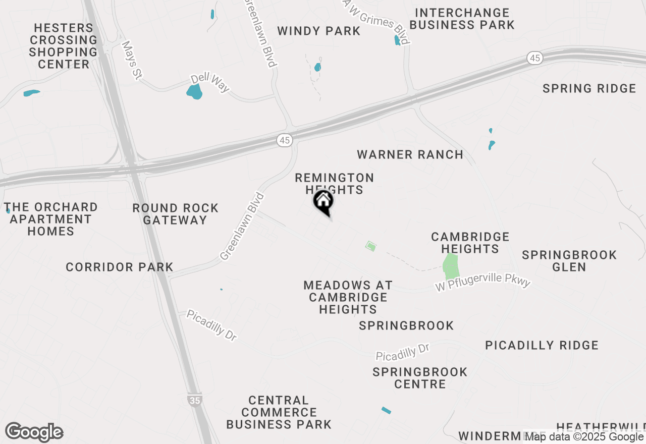 Map of 2206 Luna Azul Vw #78, Round Rock, TX 78664