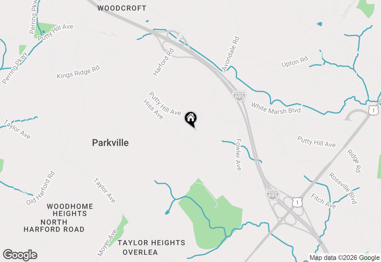 Map of 8702 Maravoss Lane, Baltimore, MD 21234