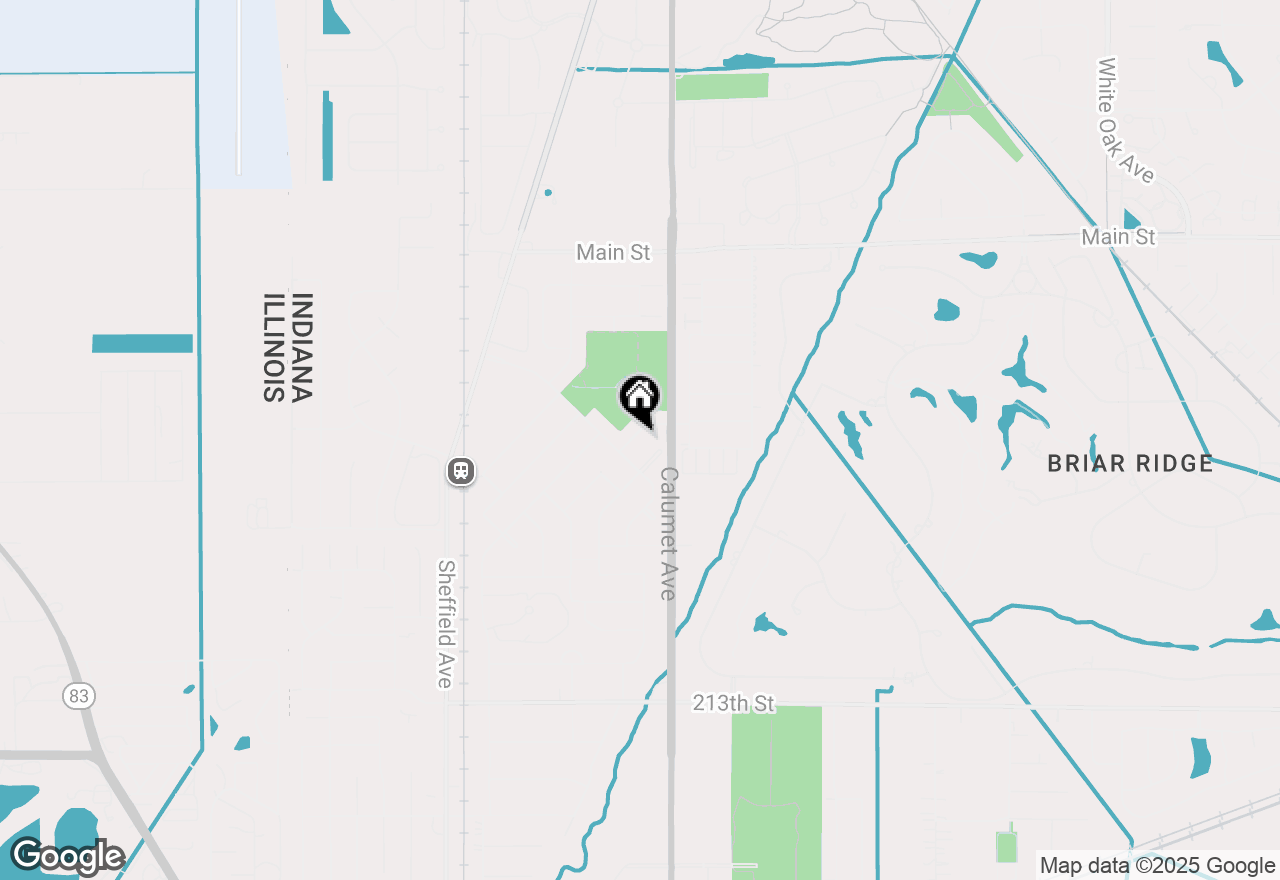 Map of 821 Harrison Place, Dyer, IN 46311