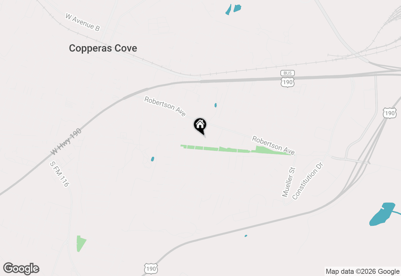 Map of 519 Judy Lane, Copperas Cove, TX 76522