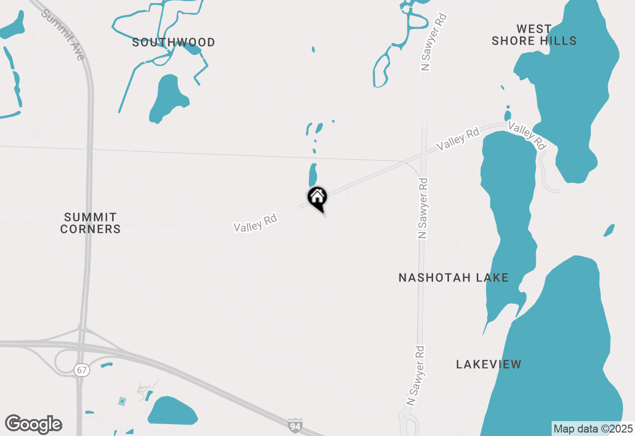 Map of 3141 Mineral Springs Blvd, Oconomowoc, WI 53066