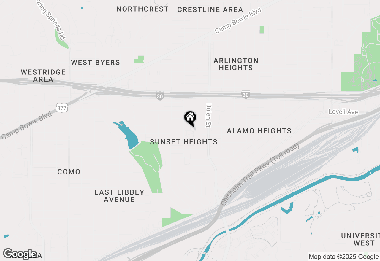 Map of 3205 Donnelly Circle #201, Fort Worth, TX 76107