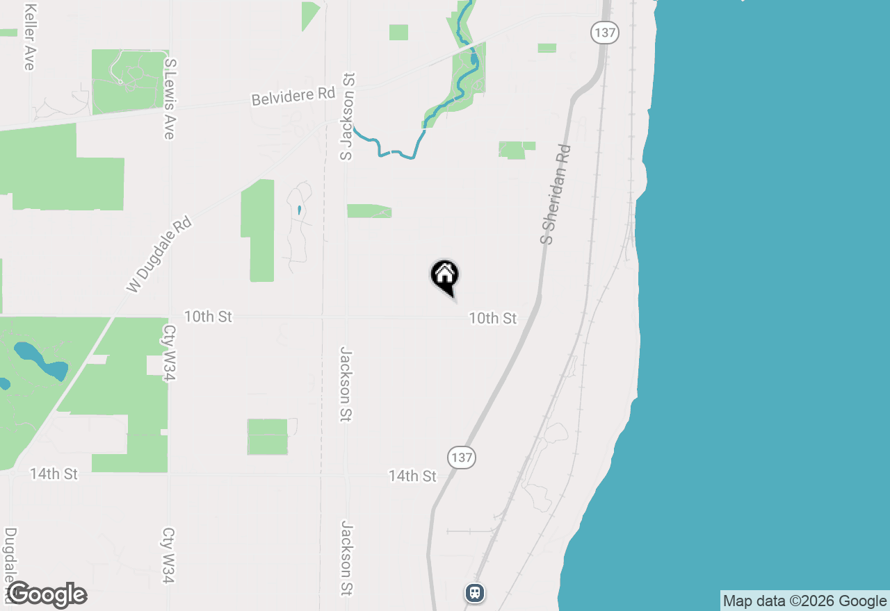 Map of 929 Adams Street, Waukegan, IL 60085
