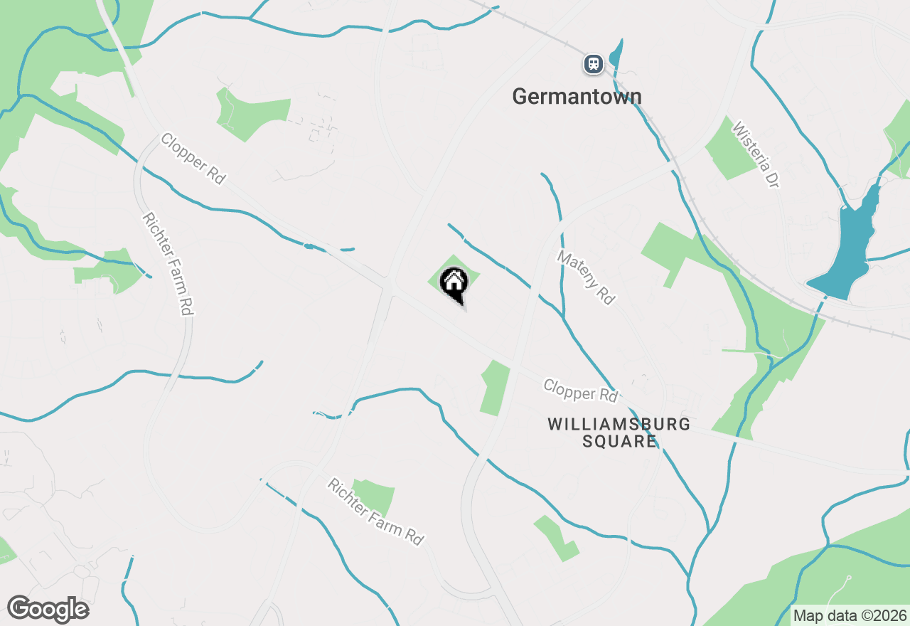 Map of 13504 Hamlet Square Court, Germantown, MD 20874