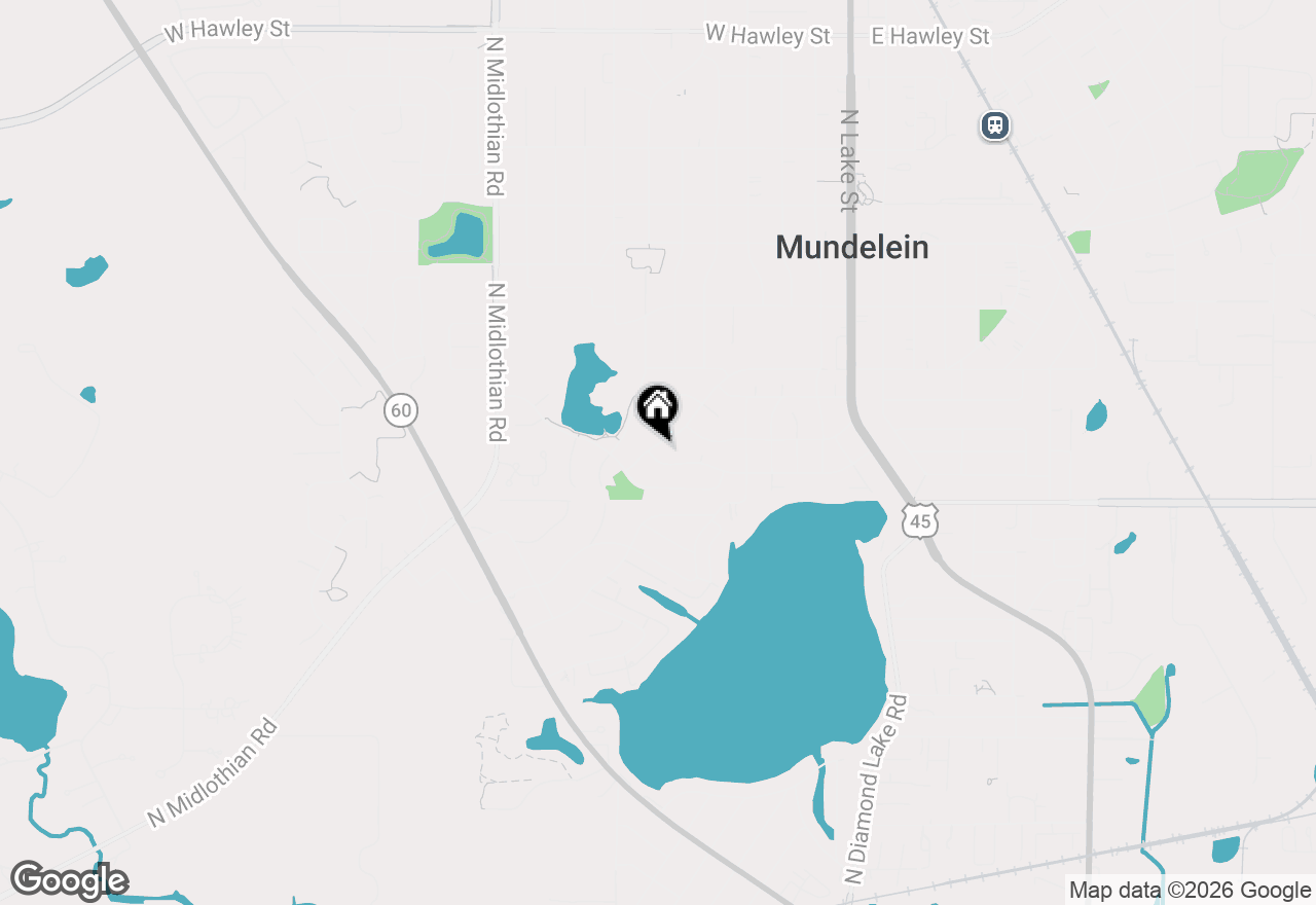 Map of 509 W Hawthorne Boulevard, Mundelein, IL 60060