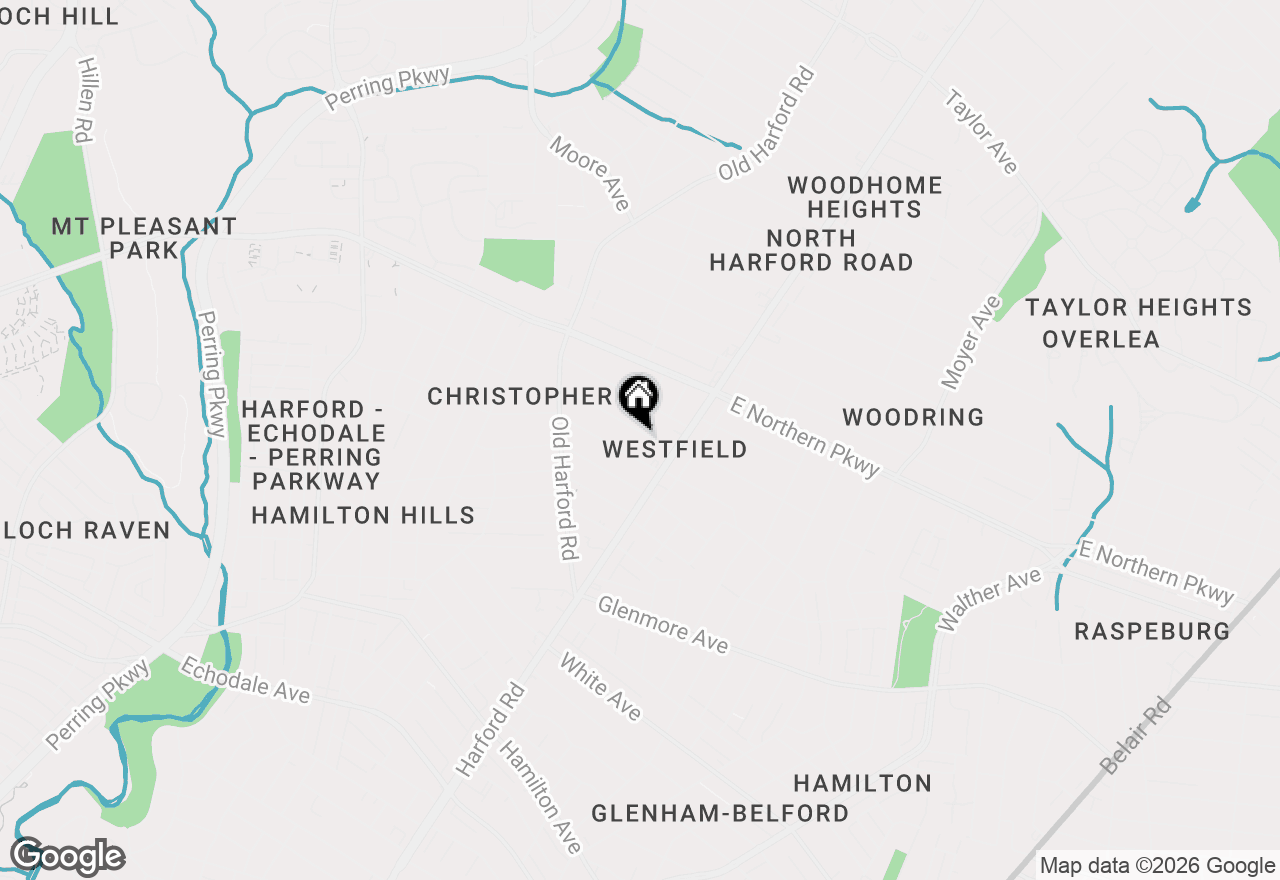 Map of 2911 Pinewood Avenue, Baltimore, MD 21214